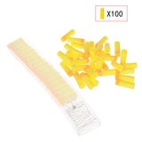 JGCWorker 100PCS Waffle Short Darts for Nerf/WORKER Flywheel Modifed Blaster