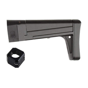 Worker F10555 3D Printing No.174 XCR-L Foldable Shoulder Stock for nerf N-strike elite Color Black - Nerf Mod Kits -Worker Mod Kits