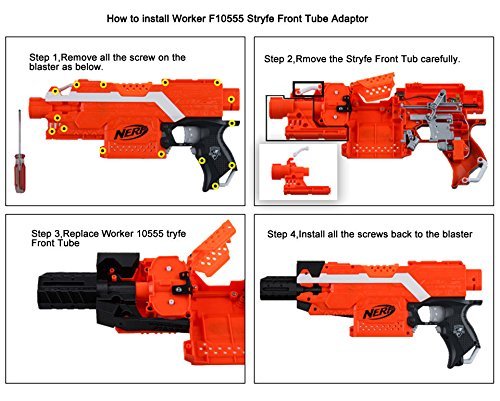 Nerf Gun Silenciador Para Nerf Stryfe Alargador De Caña - Main Image