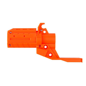Worker Straight Style Adaptor Attachment for Nerf Stryfe Blaster Toy - Orange - Nerf Mod Kits -Worker Mod Kits