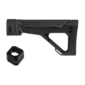 JGCWorker F10555 3D Printing No.175 UBR Foldable Shoulder Stock for Nerf N-strike elite Color Black - Nerf Mod Kits -Worker Mod Kits