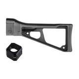 Worker F10555 3D Printing No.171 UMP9 Foldable Shoulder Stock ButtStock for Nerf N-strike Elite Color Black - Nerf Mod Kits -Worker Mod Kits