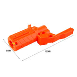 Worker Straight Style Adaptor Attachment for Nerf Stryfe Blaster Toy - Orange - Nerf Mod Kits -Worker Mod Kits