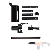 JGCWorker F10555 3D Toys 3D Printing FN Scar Style Kits Combo 7 Items Tube Decoration for Nerf Stryfe Modify Toy - Nerf Mod Kits -Worker Mod Kits