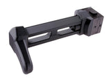 JGCWorker F10555 3D Printing No.114 MP5-A Fixed Shoulder Stock for Nerf N-strike Elite blaster Color Black - Nerf Mod Kits -Worker Mod Kits