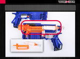 JGCWORKER Carriage Final Stage Kit Frame Push Rod Set for Nerf Retaliator Blaster - Nerf Mod Kits -Worker Mod Kits