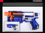 JGCWORKER Carriage Final Stage Kit Frame Push Rod Set for Nerf Retaliator Blaster - Nerf Mod Kits -Worker Mod Kits