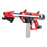 Worker F10555 No.213 Esper Blaster for Talon Magazine - Red + Black Rubber Band Toy Gun Version B - Nerf Mod Kits -Worker Mod Kits