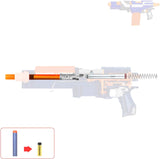 WORKER Paratroops Short Dart Mod Kit and Connector Set for NERF N-Strike Exclusive Elite Alpha Trooper CS-12