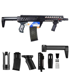 JGCWORKER Modification Kits Combo 5 Items For Nerf N-Strike Elite Retaliator Blaster - Nerf Mod Kits -Worker Mod Kits