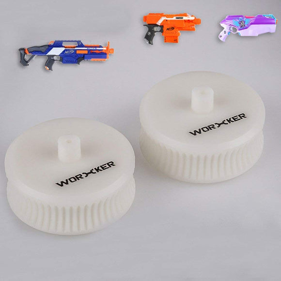 Worker F10555 Modified Plastic Flywheel for Nerf N-Strike Elite Stryfe/Rapidstrike CS-18/Rebelle Rapid - Nerf Mod Kits -Worker Mod Kits