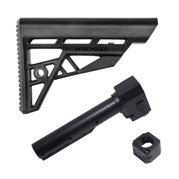 JGCWorker Shoulder Stock Kits with Adapter for Nerf Blaster - Nerf Mod Kits -Worker Mod Kits