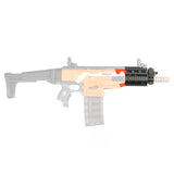 JGCWorker F10555 NO.57 3D Printing Short Front Tube with Adaptor Kit for Nerf N-Strike Stryfe - Nerf Mod Kits -Worker Mod Kits