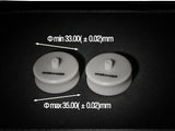 Worker F10555 Modified Plastic Flywheel for Nerf N-Strike Elite Stryfe/Rapidstrike CS-18/Rebelle Rapid - Nerf Mod Kits -Worker Mod Kits