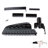 JGCWorker F10555 3D Printing No.116 XM8L Kits Combo 10 Items for Nerf Stryfe Modify Parts Toy Color Black - Nerf Mod Kits -Worker Mod Kits