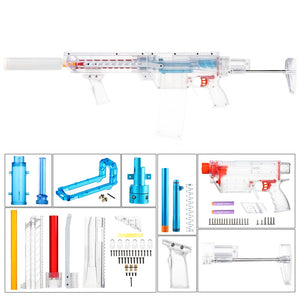 JGCWOKKER Short Dart with B Type Air Pump MCX Style PROPHECY Blaster - Nerf Mod Kits -Worker Mod Kits