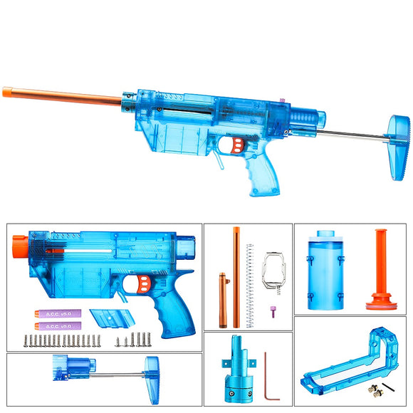 JGCWOKKER Short Dart with A Type Air Pump Powerful Type PROPHECY Blaster Body - Nerf Mod Kits -Worker Mod Kits