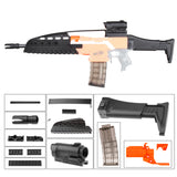 JGCWorker STF-W010 XM8 Mod Kits Set With Orange Adaptor And Long Front Tube for Nerf N-Strike Elite Stryfe Blaster - Nerf Mod Kits -Worker Mod Kits