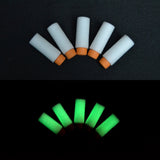 JGCWORKER 200PCS Stefan Short Darts Luminescent Short Dart for Nerf/WORKER  Blasters White Orange