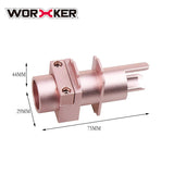 WORKER Longshot Metal Connector for Nerf Longshot CS-12 - Rose Gold