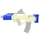 JGCWorker f10555 No.200 3D Printing Modularized Kit for Nerf N-Strike Rayven CS-18 Blaster - Blue - Nerf Mod Kits -Worker Mod Kits