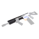 JGCWorker F10555 No.111 3D Printing C Style Front Tube Kits for Nerf N-Strike Retaliator Avenger Color Black - Nerf Mod Kits -Worker Mod Kits