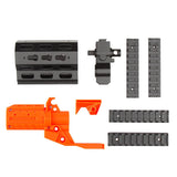 JGCWorker F10555 NO.57 3D Printing Short Front Tube with Adaptor Kit for Nerf N-Strike Stryfe - Nerf Mod Kits -Worker Mod Kits