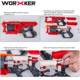 JGCWorker 7KG Modification Upgraded Spring for Nerf N-Strike Elite Mega CycloneShock Blaster - Nerf Mod Kits -Worker Mod Kits