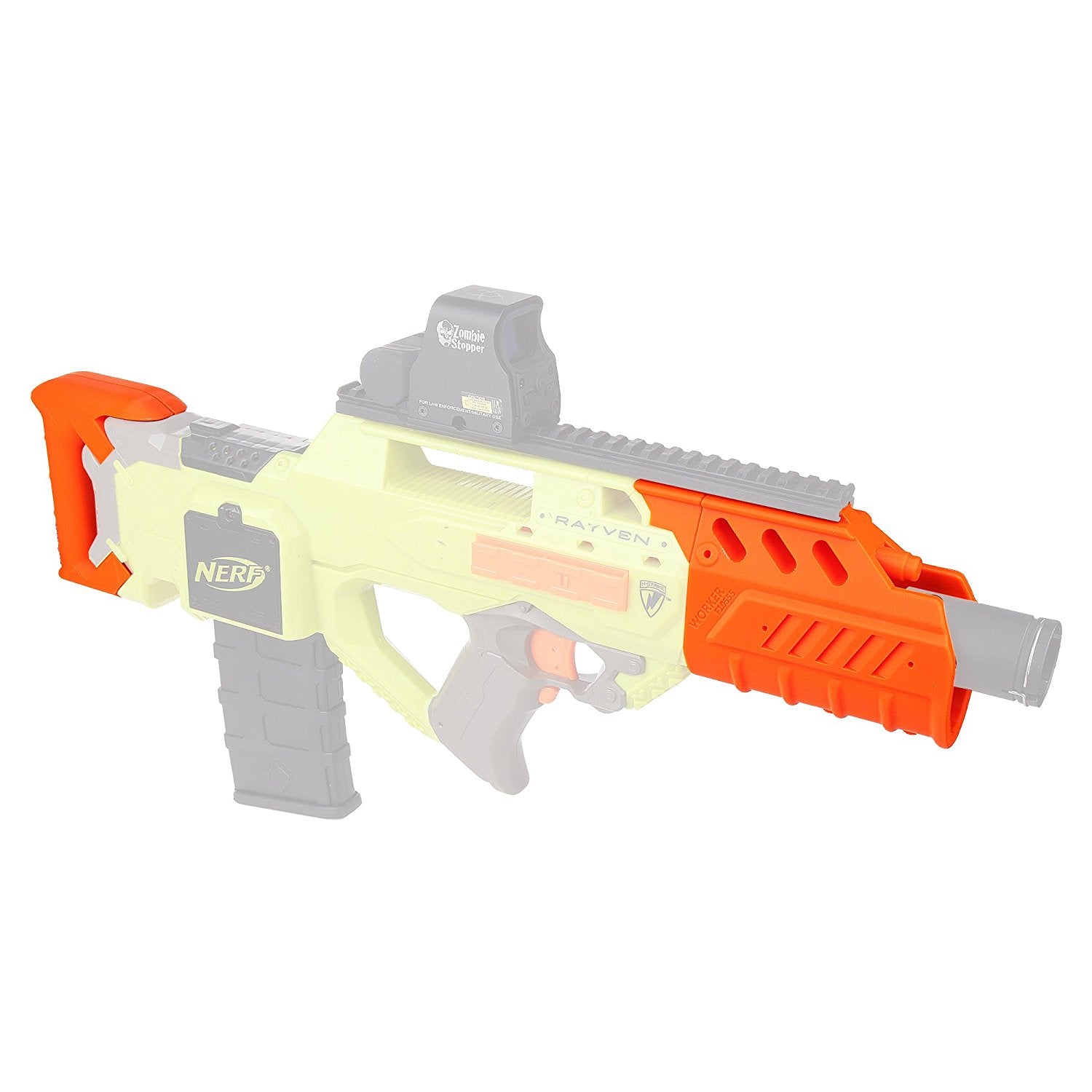 Rayven Mod Kit F10555 No.200 3D Printing Kits for Nerf N-Strike Rayven CS-18 Blaster ...