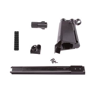 JGCWorker F10555 NO.114 3D Printing MP5-A Front Tube Kits without Adaptor for Nerf N-Strike Stryfe Color Black - Nerf Mod Kits -Worker Mod Kits