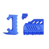 JGCWorker f10555 No.200 3D Printing Modularized Kit for Nerf N-Strike Rayven CS-18 Blaster - Blue - Nerf Mod Kits -Worker Mod Kits