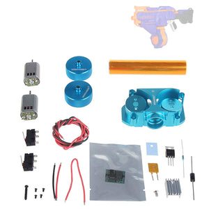 WORKER Upgraded Flywheel Mod Kit Set for Nerf N-Strike Elite Infinus (Diamond Pattern)