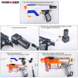 JGCWorker 7KG Modification Upgraded Spring Kit for Nerf Retaliator - Nerf Mod Kits -Worker Mod Kits