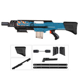 JGCWorker F10555 3D Printed CJ-001 Kits Set for Nerf Zombie Strike ZED Squad Longshot CS-12 Blaster - Nerf Mod Kits -Worker Mod Kits