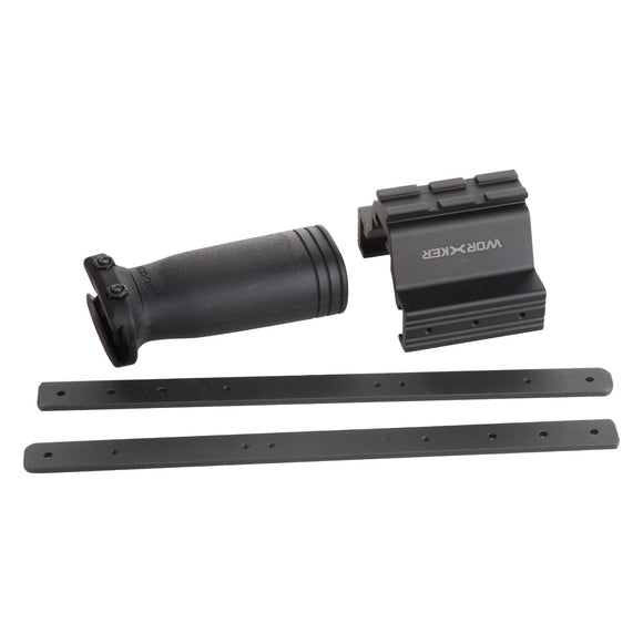 JGCWORKER Pump Kit Vertical Grip Anodized Alloy for Nerf RETALIATOR - Nerf Mod Kits -Worker Mod Kits