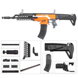 JGCWorker STF-W024 AK Alfa Style Mod Kits Set With Black Adaptor for Nerf N-Strike Elite Stryfe Blaster - Nerf Mod Kits -Worker Mod Kits