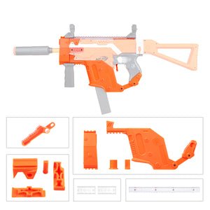 JGCWorker STF-W004-9 I Style KRISS Vector Mod Kits Set for Nerf N-Strike Elite Stryfe Blaster - Nerf Mod Kits -Worker Mod Kits