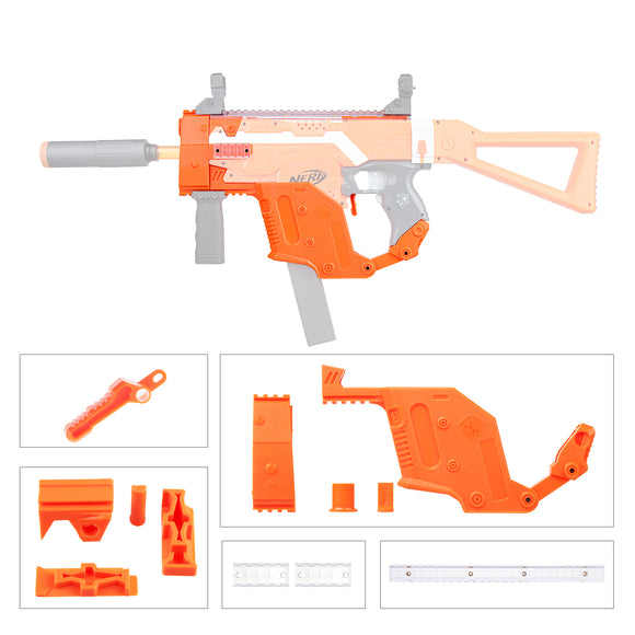 JGCWorker STF-W004-9 I Style KRISS Vector Mod Kits Set for Nerf N-Strike Elite Stryfe Blaster - Nerf Mod Kits -Worker Mod Kits