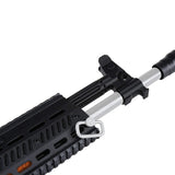 JGCWorker F10555 No.153 3D Printing AK12 Front Tube without Adaptor for Nerf N-Strike Stryfe Color Black - Nerf Mod Kits -Worker Mod Kits