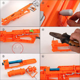 WORKER Short Dart Mod Kit Set for Nerf N-Strike Elite AccuStrike RaptorStrike