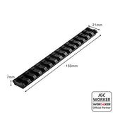 JGCWORKER Tactical Picatinny Rail Screw Type - Nerf Mod Kits -Worker Mod Kits