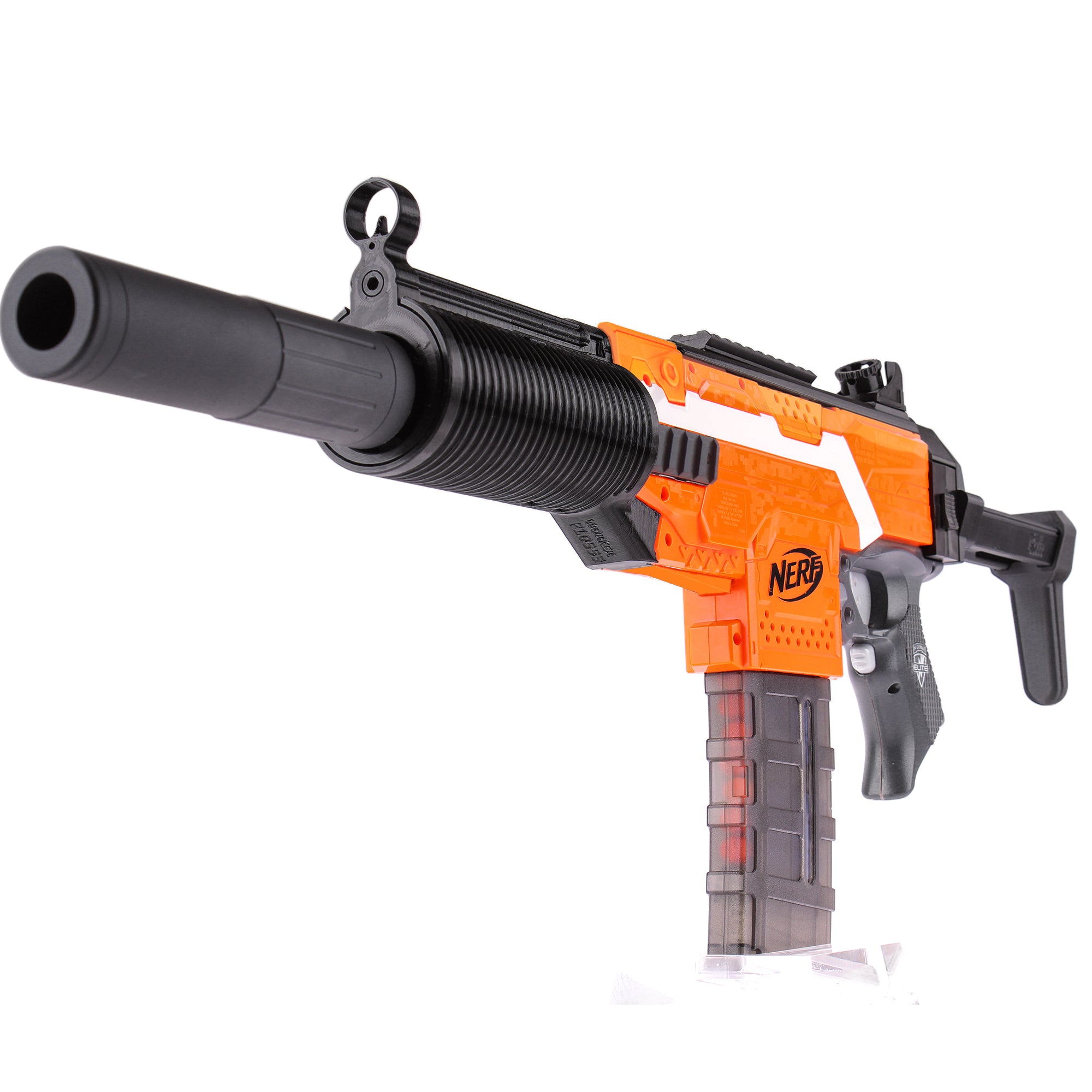 MP5-SD Style Worker Mod Kits Set for Nerf N-Strike Elite Stryfe