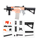 JGCWorker STF-W008-01-A MP5-K A Style Mod Kits Set for Nerf N-Strike Elite Stryfe Blaster - Nerf Mod Kits -Worker Mod Kits