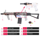 JGCWorker FCZ-W009 MCX Style And Short Darts Transform Mod Kits Set for  Nerf N-Strike Retaliator Avenger Blaster - Nerf Mod Kits -Worker Mod Kits