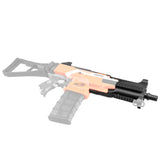 JGCWorker f10555 No.171 3D Printing UMP9 Front Tube Kit for Nerf N-Strike Stryfe - Nerf Mod Kits -Worker Mod Kits