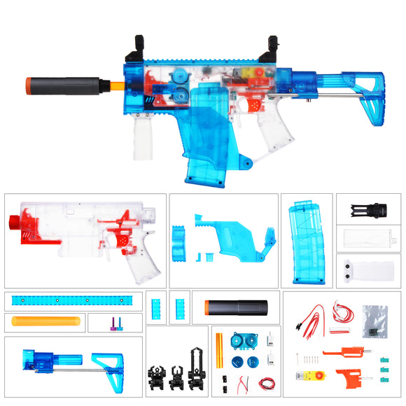 JGCWORKER Swordfish Kriss Vector D-Style Kits Blaster for WarGame - Nerf Mod Kits -Worker Mod Kits