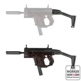 JGCWorker TSC Style Fixed Butt Stock - Nerf Mod Kits -Worker Mod Kits