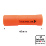 JGCWORKER Cylinder Elite Dart Fixture Tube for Nerf Mega Blaster - Nerf Mod Kits -Worker Mod Kits