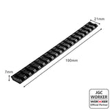 JGCWORKER Tactical Picatinny Rail Screw Type - Nerf Mod Kits -Worker Mod Kits