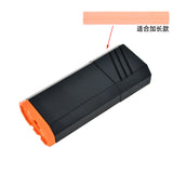 F10555 WORKER 3D Printing Fishing Line Tube Decorator 150*φ64mm for NERF Blaster Modify Toy（F0460-Y ）